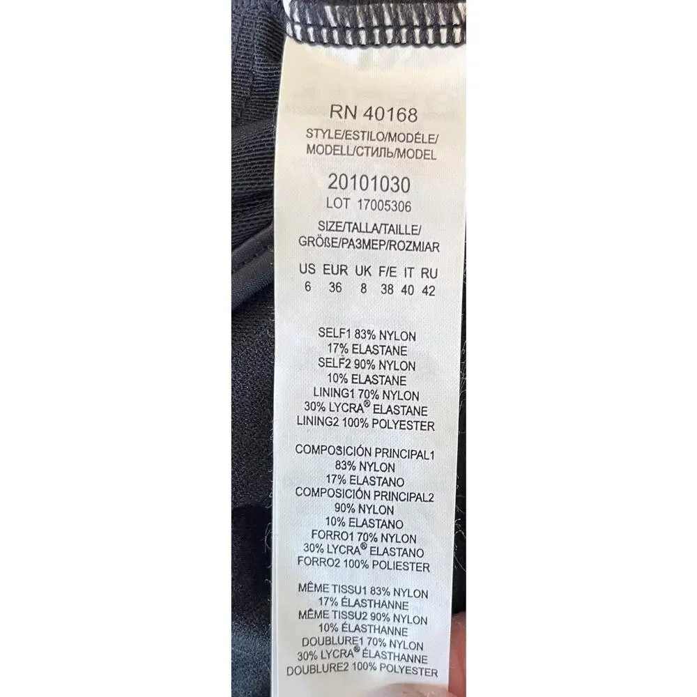 Lauren Ralph Lauren Beach Club Solid Ruffle Underwire Bikini Top Size 6 $90 - Picture 5 of 5